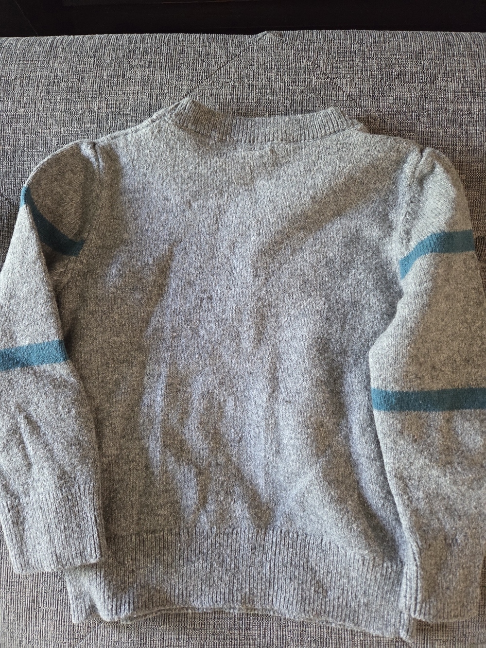 BABY GAP Boys Gray and Blue Sweater with GAP Logo Size 3T - Picture 6 of 9